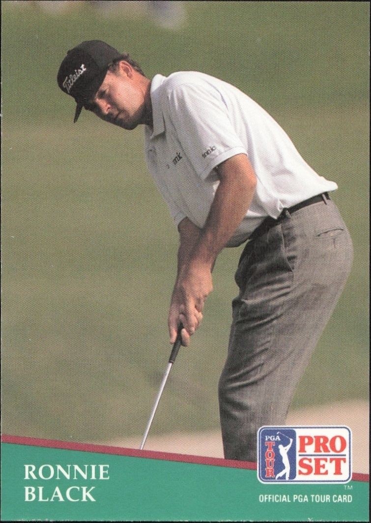 1991 Pro-Set PGA Tour Ronnie Black #123 trading card