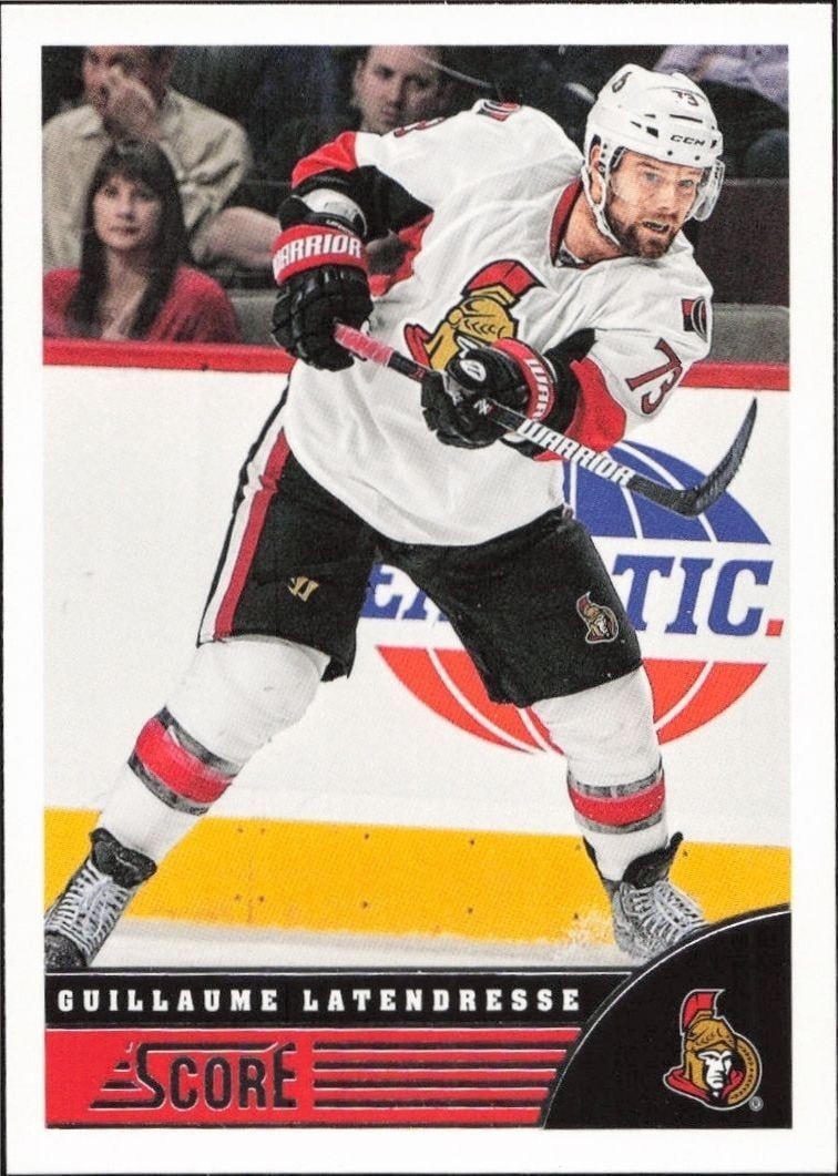 2013-14 Panini Score Guillaume Latendresse #360 trading card