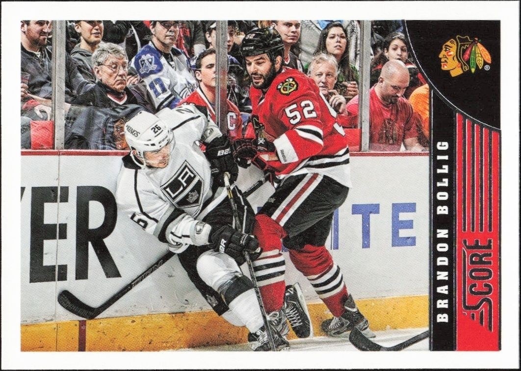 2013-14 Panini Score Brandon Bollig #108 trading card
