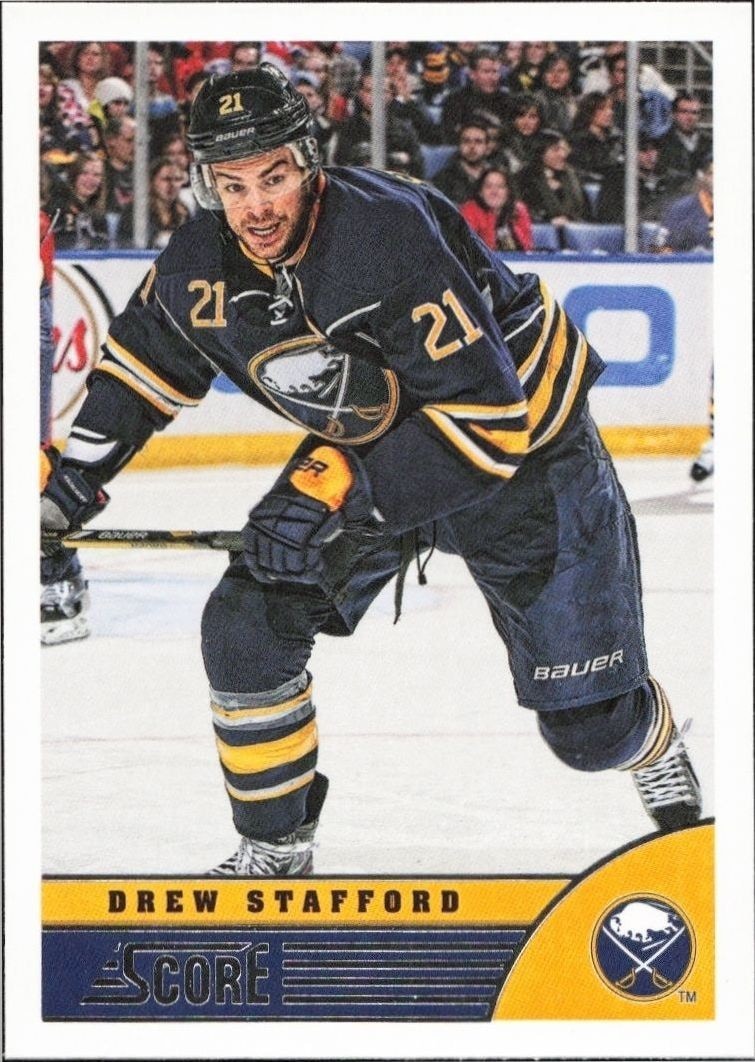 2013-14 Panini Score Drew Stafford #41 trading card