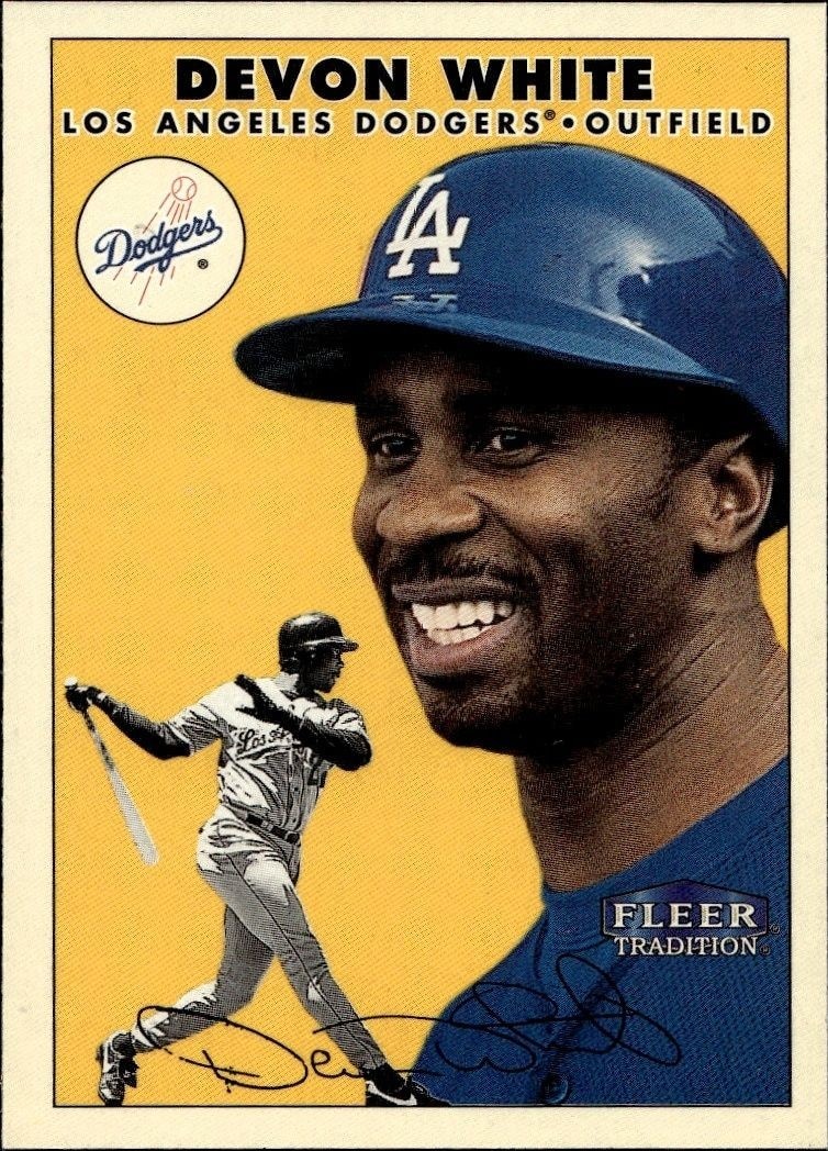 2000 Fleer Tradition Glossy Devon White #310 trading card