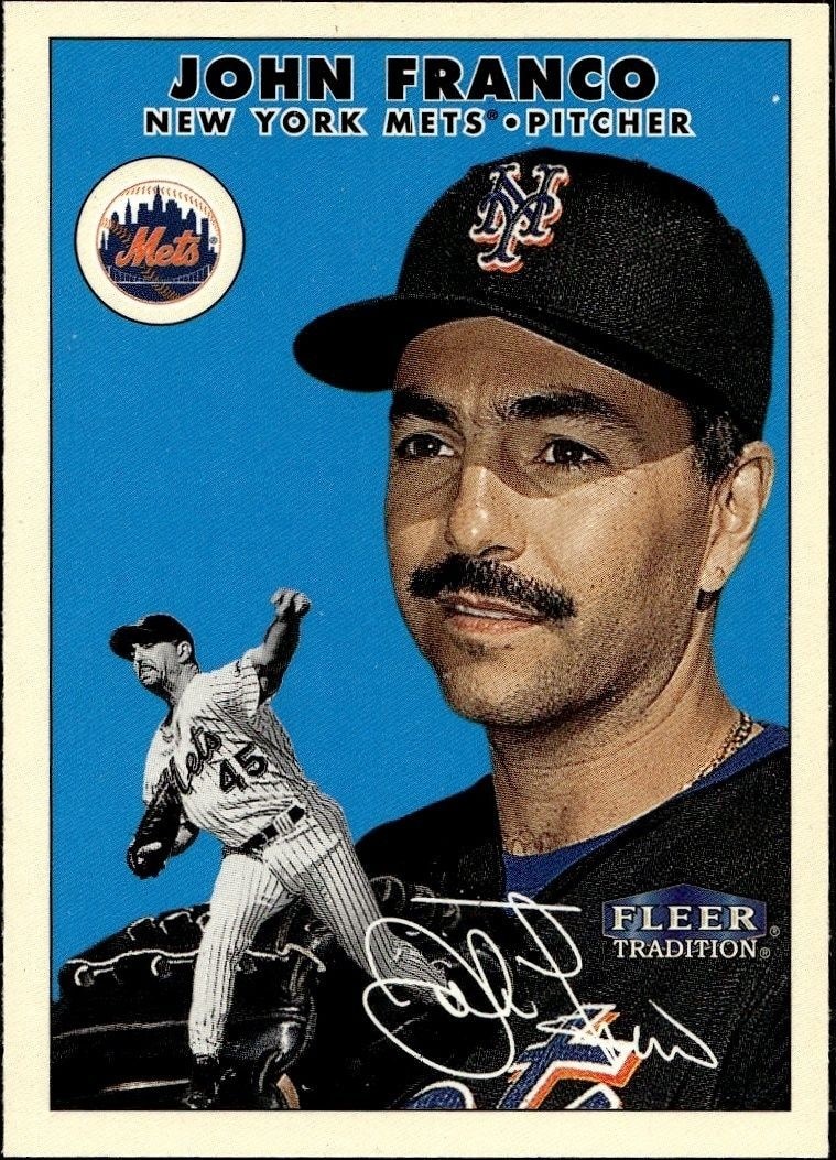2000 Fleer Tradition Glossy John Franco #313 trading card