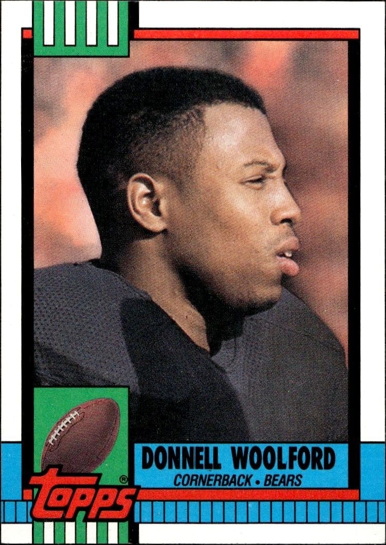 1990 Topps Donnell Woolford #379 trading card