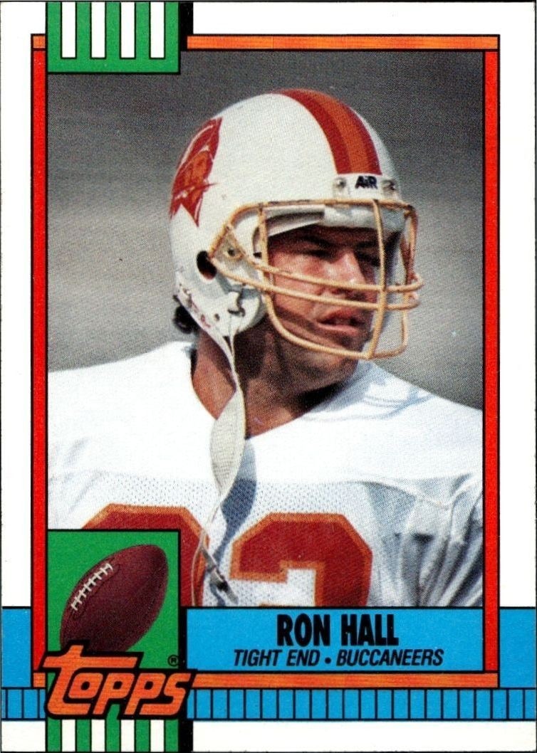 1990 Topps Ron Hall #404 trading card