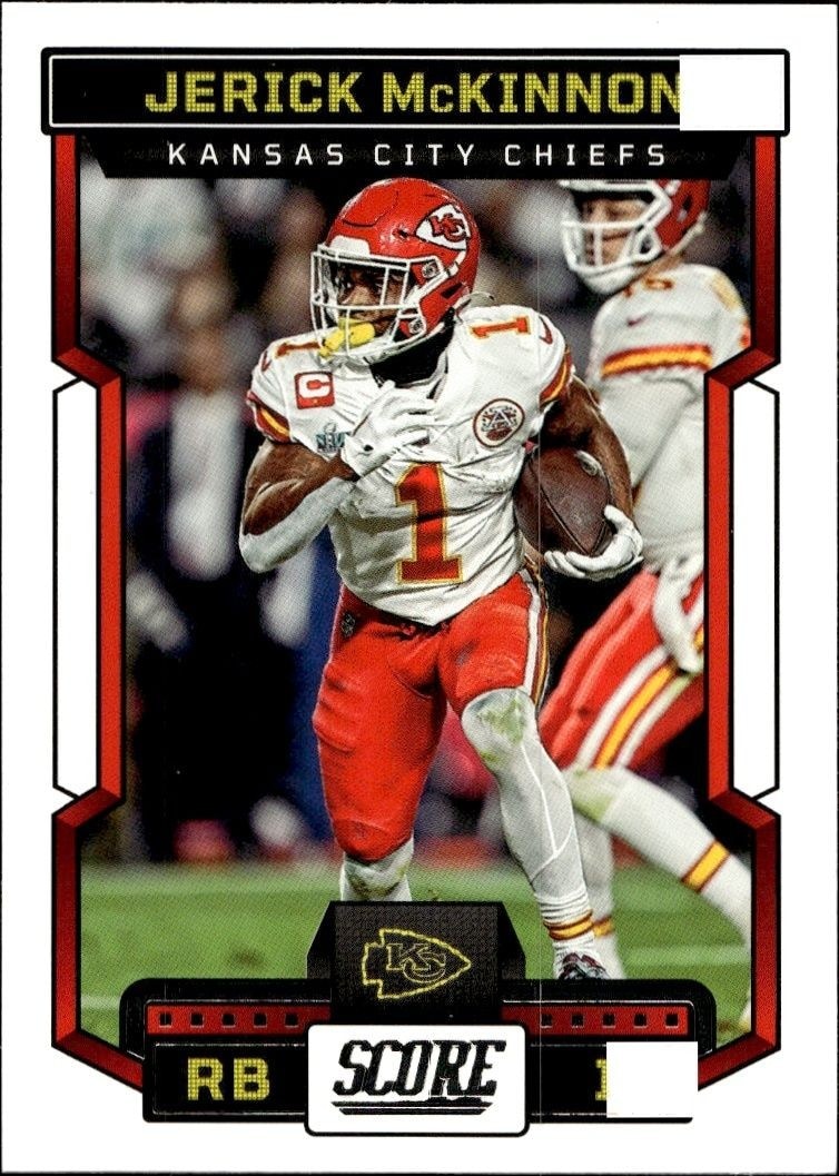 2023 Panini Score Jerick McKinnon #130 trading card