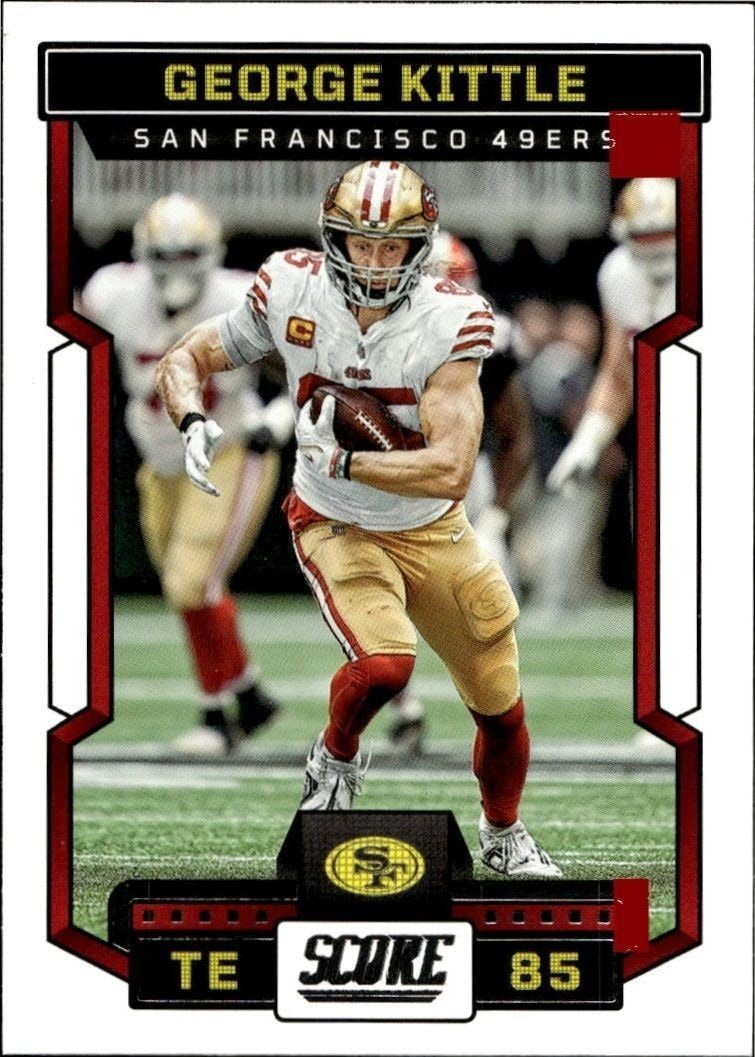 2023 Panini Score George Kittle #171 trading card