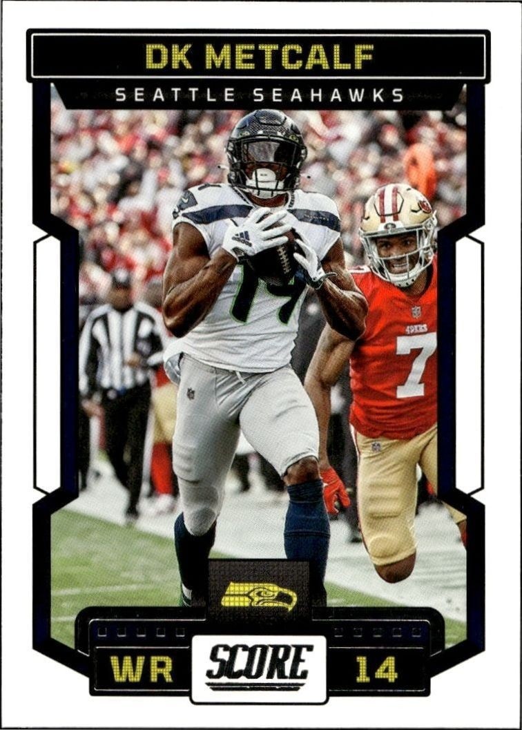 2023 Panini Score Dk Metcalf #181 trading card