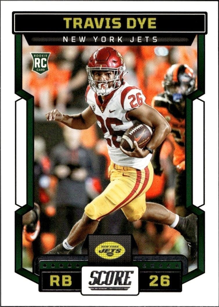 2023 Panini Score Travis Dye #329 trading card