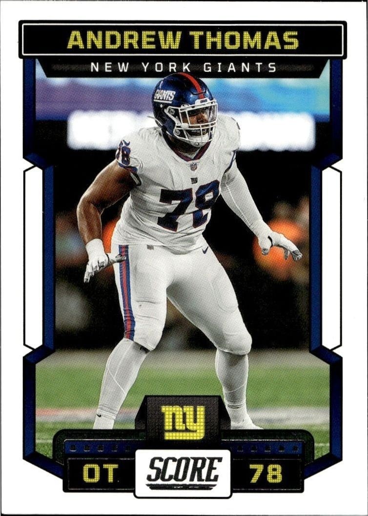 2023 Panini Score Andrew Thomas #236 trading card