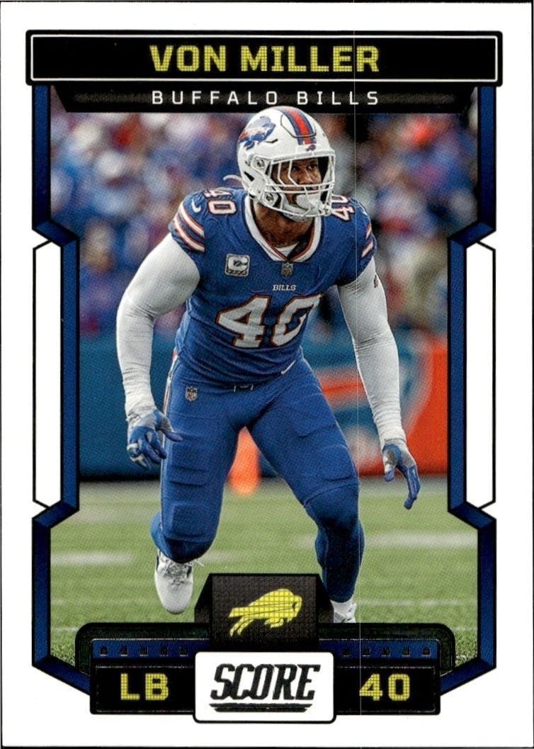 2023 Panini Score Von Miller #268 trading card