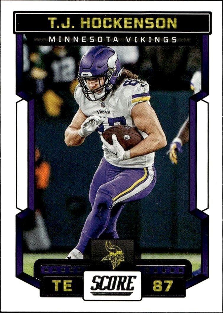 2023 Panini Score T.J. Hockenson #113 trading card