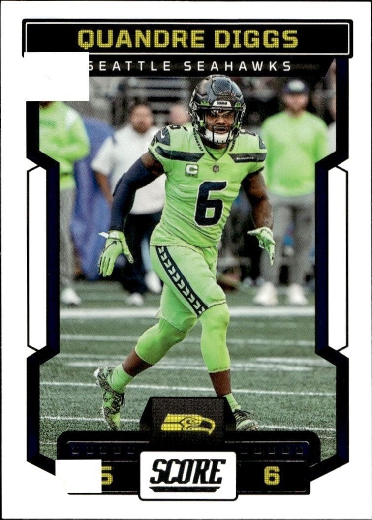 2023 Panini Score Quandre Diggs #184 trading card