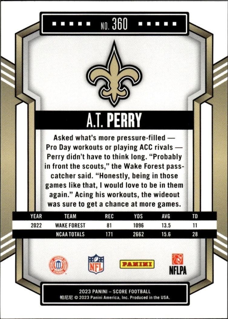 2018 Panini Score Anthony Barr #205 football trading card back