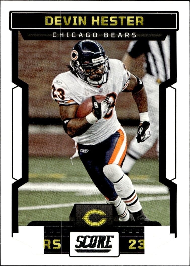 2023 Panini Score Devin Hester #108 trading card