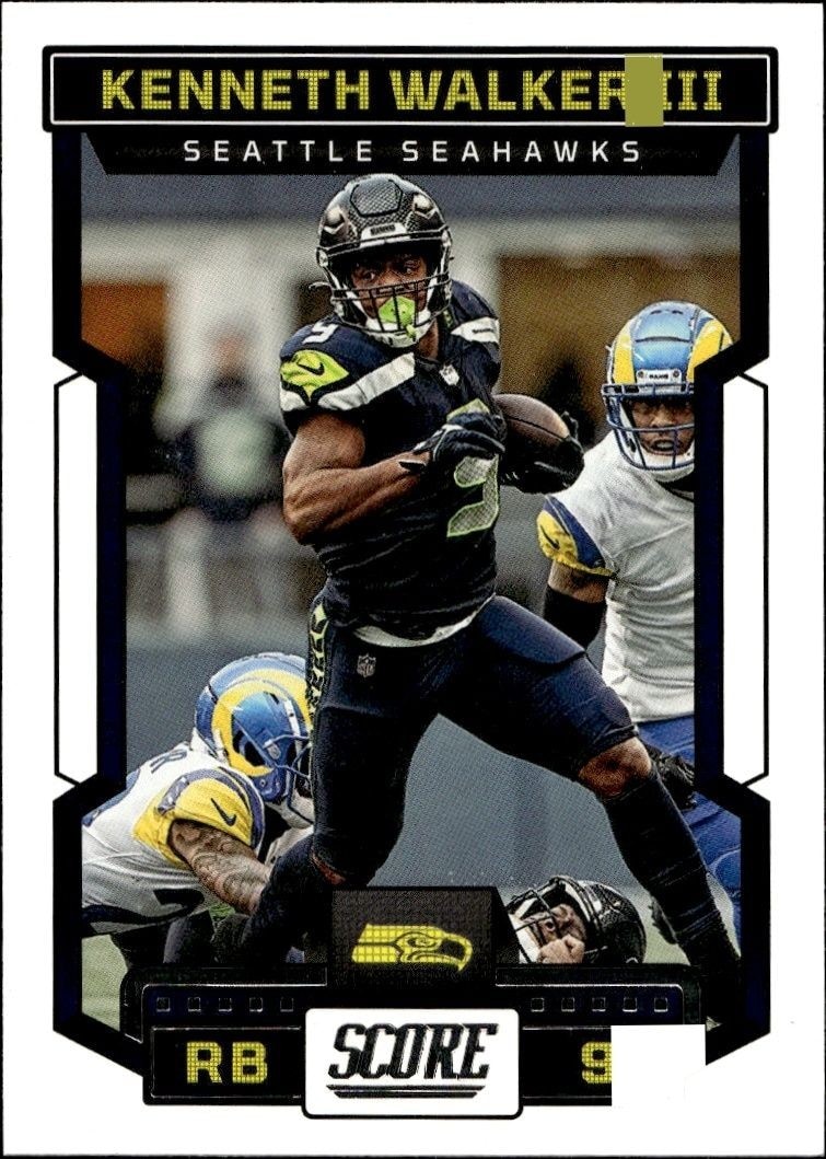 2023 Panini Score Kenneth Walker III #180 trading card