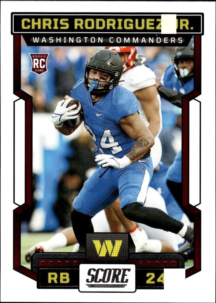 2023 Panini Score Chris Rodriguez Jr. #330 trading card