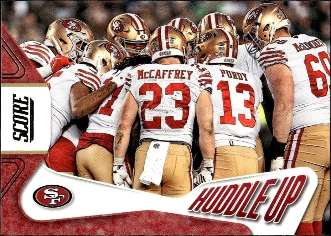 2023 Panini Score San Francisco 49ers #4 trading card