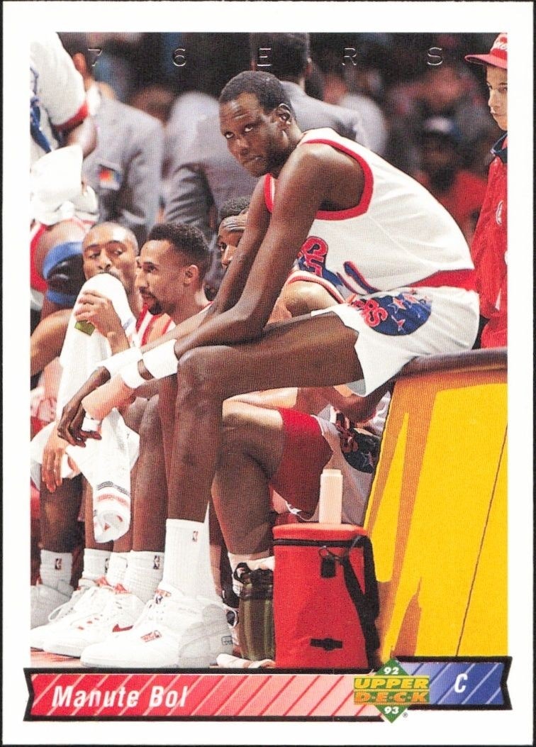 1992-93 Upper-Deck Manute Bol #277B trading card