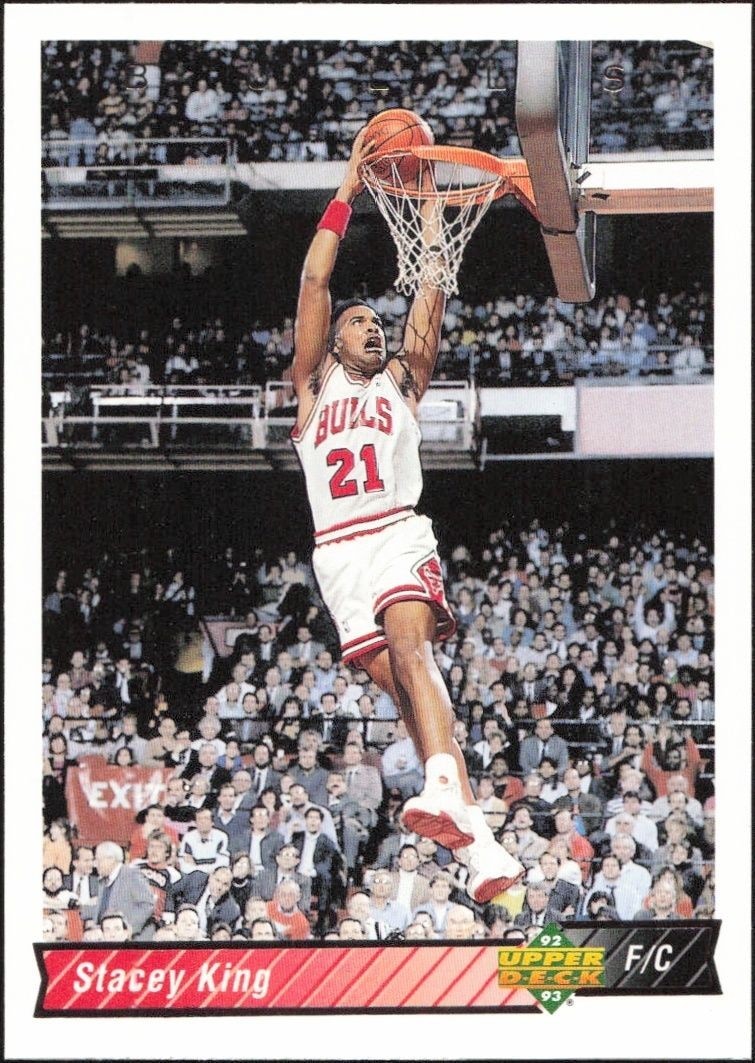 1992-93 Upper-Deck Stacey King #285 trading card