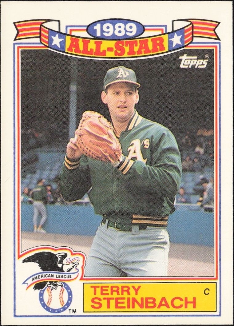 1990 Topps Terry Steinbach #20 trading card
