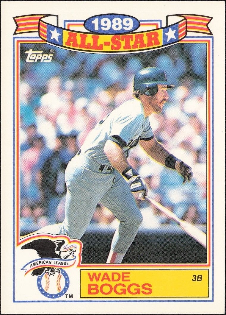 1990 Topps Wade Boggs #15 trading card