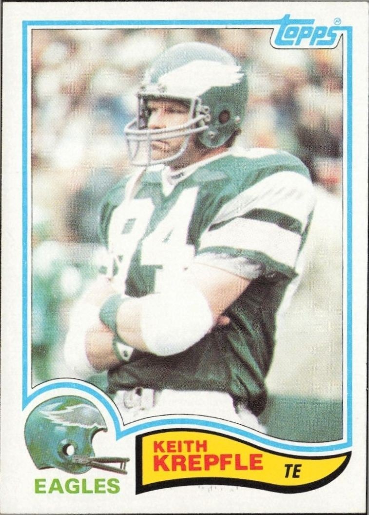 1982 Topps Keith Krepfle #449 trading card