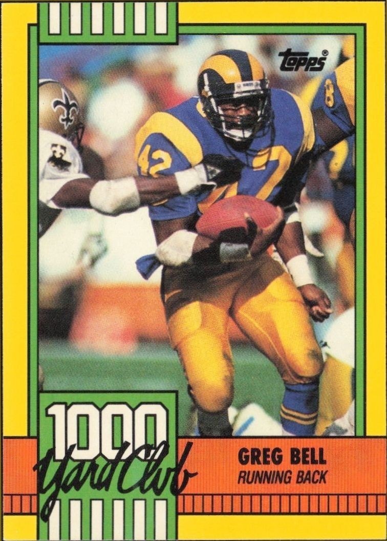 1990 Topps Greg Bell #20 trading card