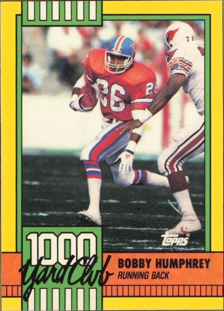 1990 Topps Bobby Humphrey #17 trading card