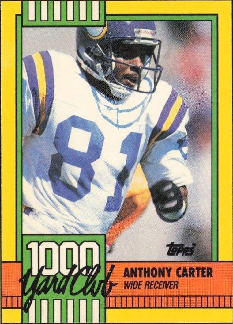 1990 Topps Anthony Carter #26 trading card