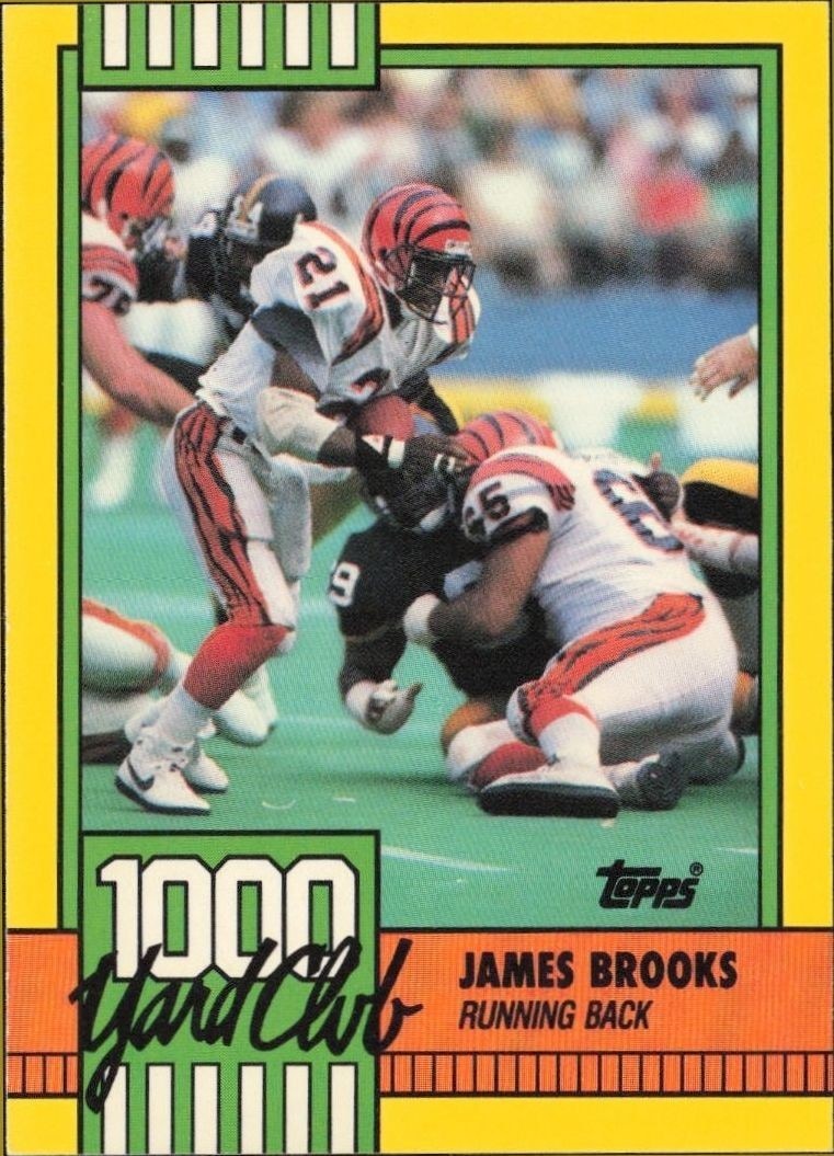 1990 Topps James Brooks #12 trading card