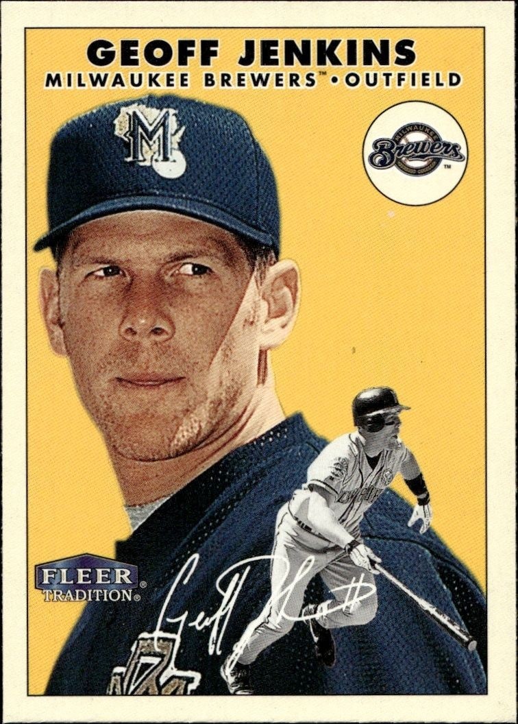 2000 Fleer Tradition Glossy Geoff Jenkins #166 trading card