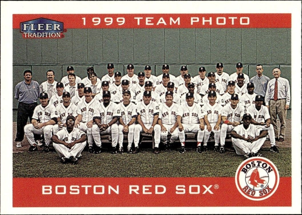 2000 Fleer Tradition Glossy Boston Red Sox #293 trading card