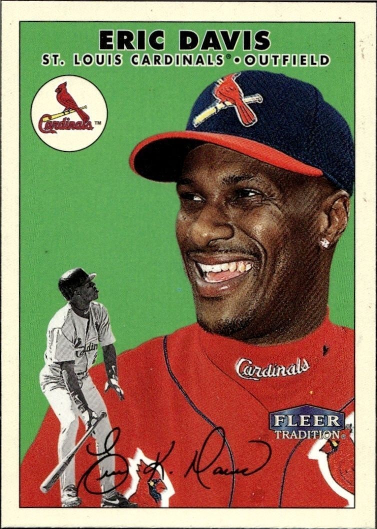 2000 Fleer Tradition Glossy Eric Davis #84 trading card