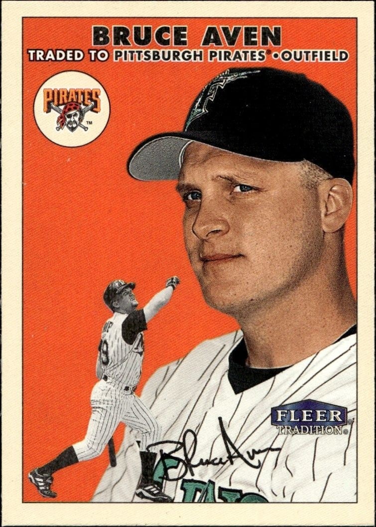 2000 Fleer Tradition Glossy Bruce Aven #187 trading card
