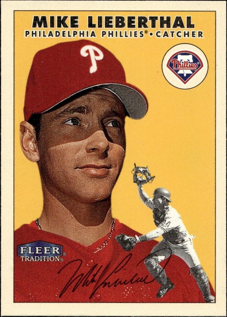 2000 Fleer Tradition Glossy Mike Lieberthal #107 trading card
