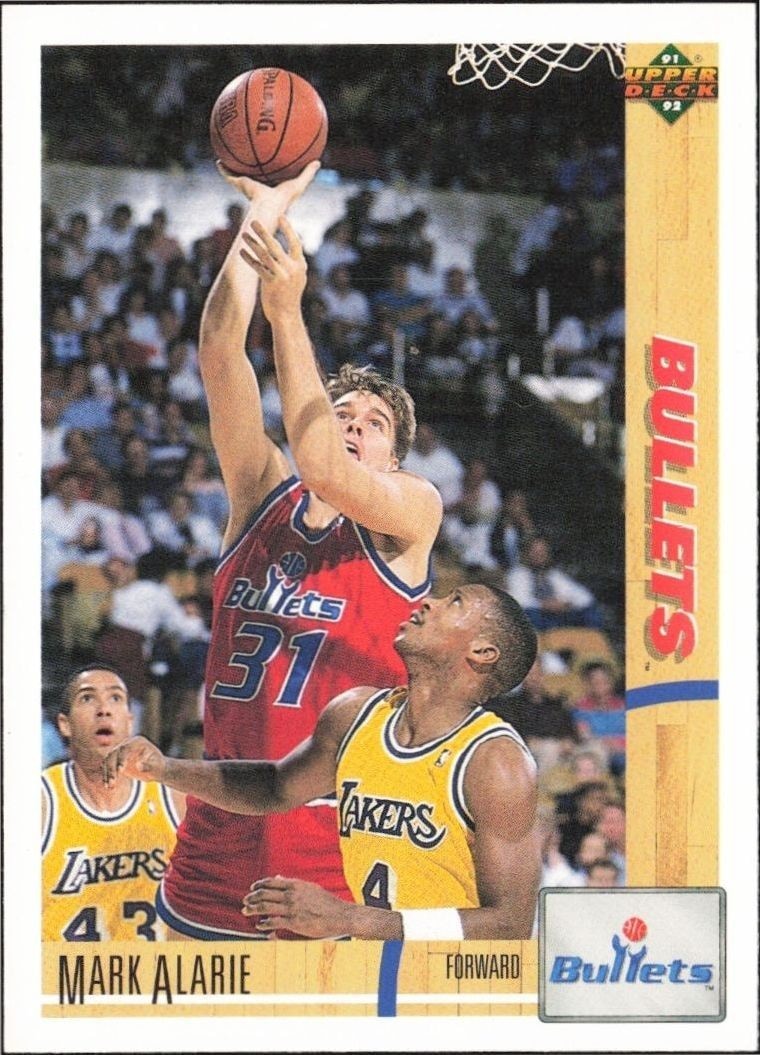 1991-92 Upper-Deck Mark Alarie #363 trading card