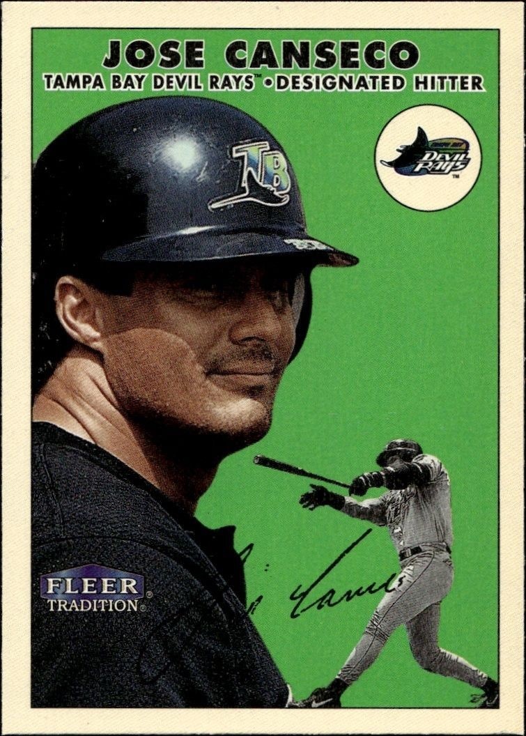 2000 Fleer Tradition Glossy Jose Canseco #320 trading card