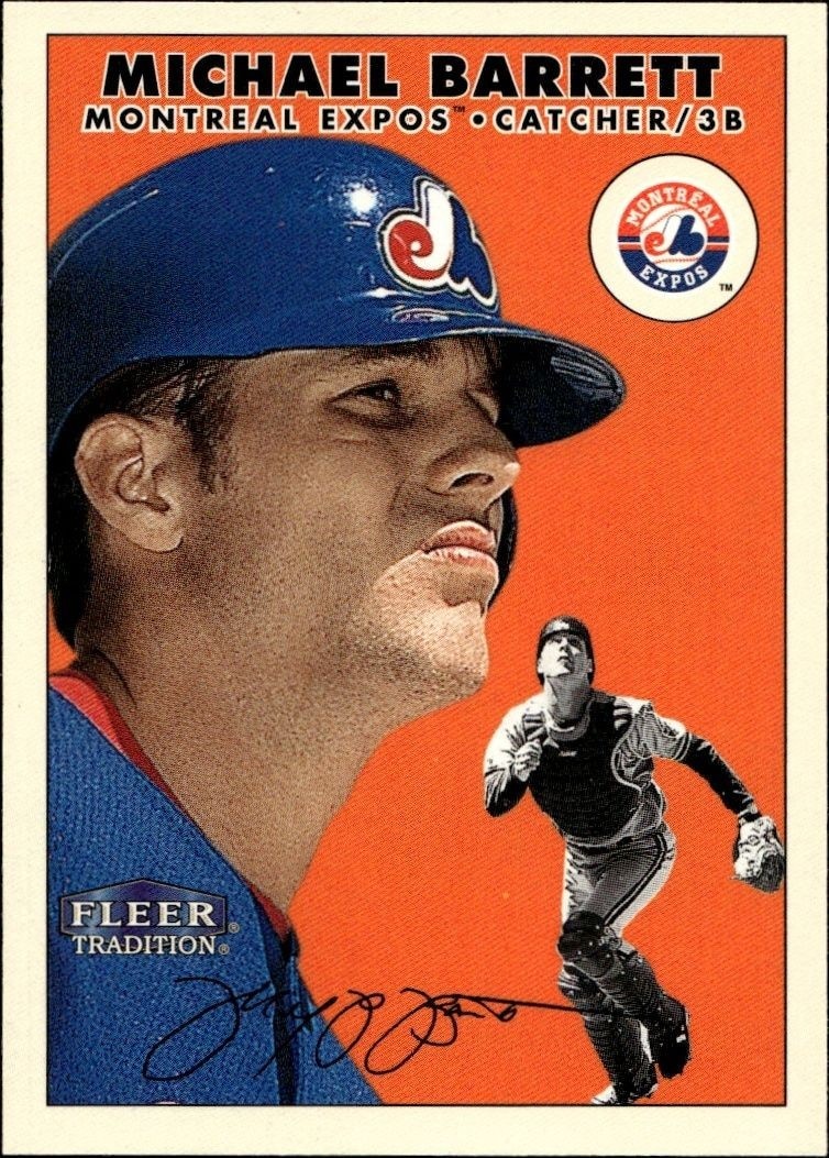 2000 Fleer Tradition Glossy Michael Barrett #103 trading card