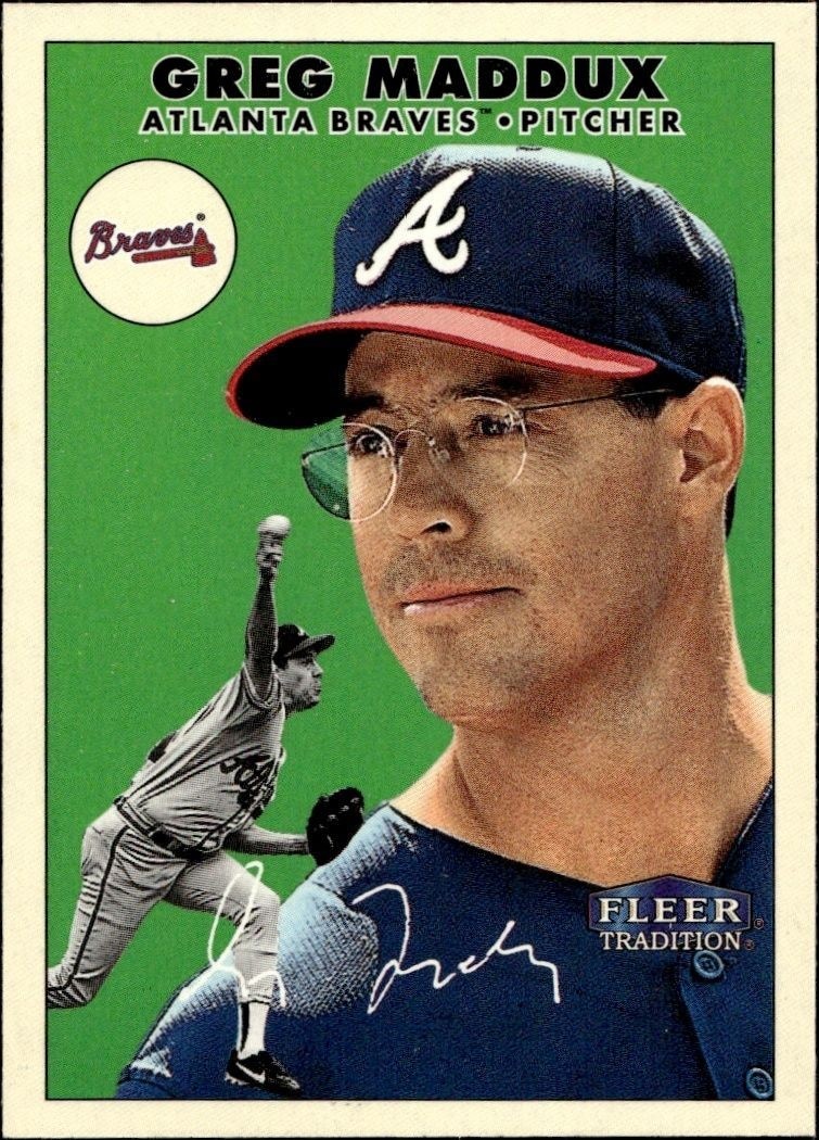 2000 Fleer Tradition Glossy Greg Maddux #57 trading card