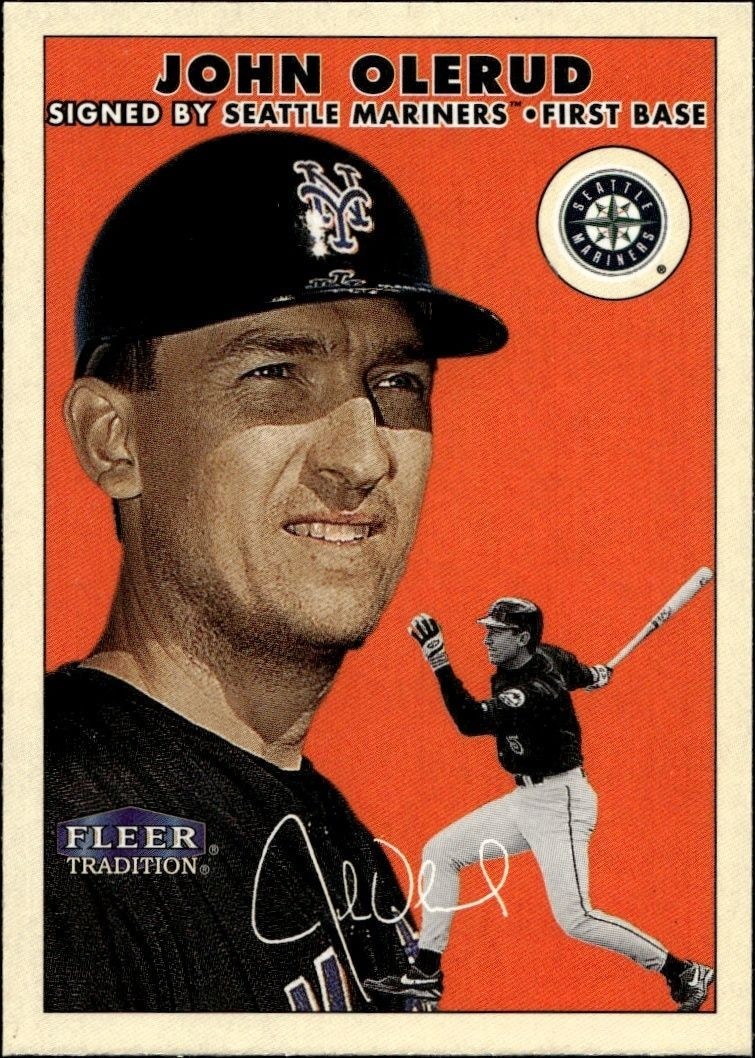 2000 Fleer Tradition Glossy John Olerud #119 trading card