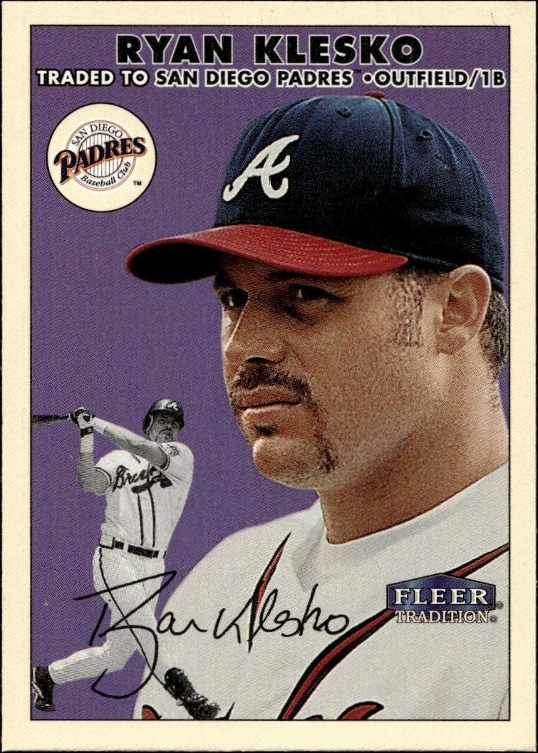 2000 Fleer Tradition Glossy Ryan Klesko #110 trading card