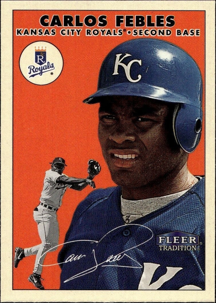 2000 Fleer Tradition Glossy Carlos Febles #75 trading card