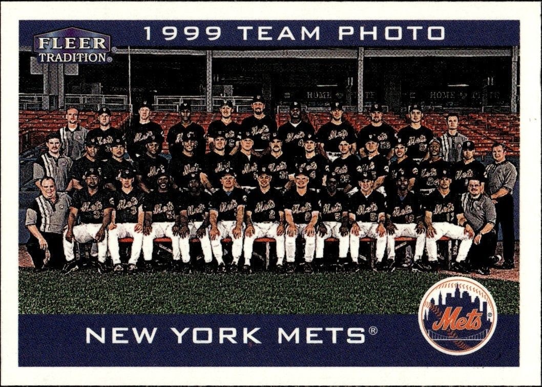 2000 Fleer Tradition Glossy New York Mets #307 trading card