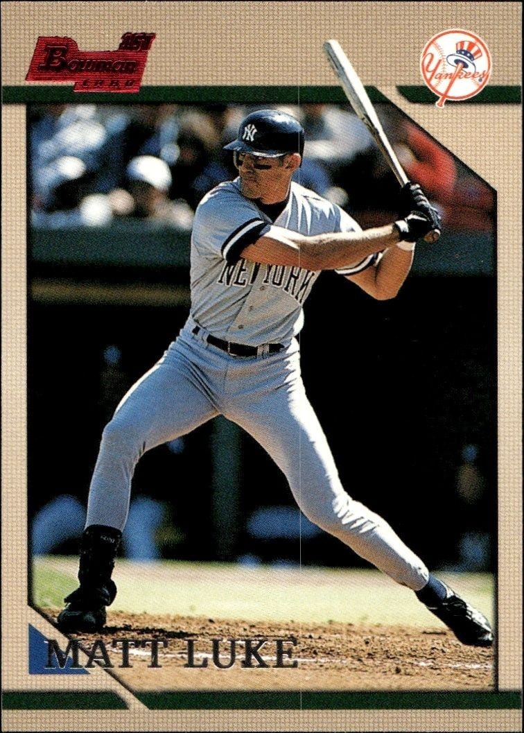 1996 Bowman Matt Luke #217 trading card