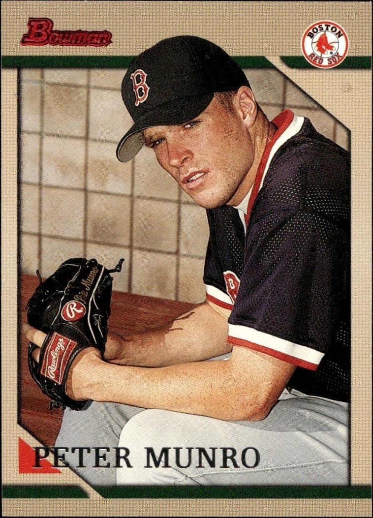 1996 Bowman Pete Munro #291 trading card