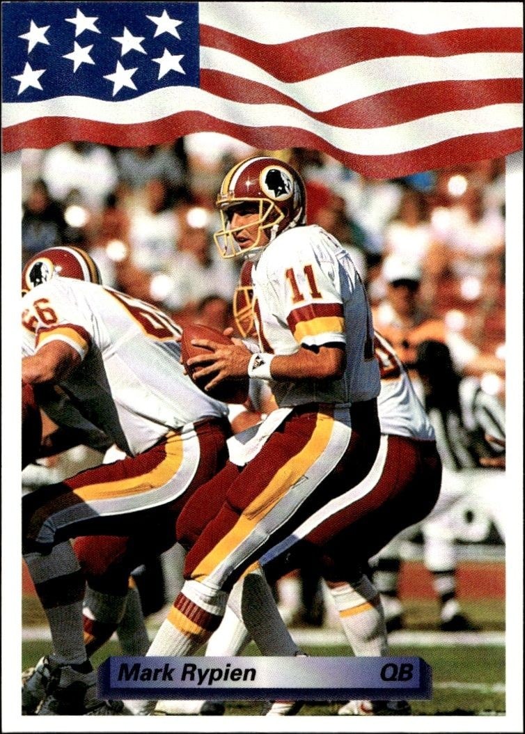1992 Aw-Sports Team NFL Mark Rypien #78 trading card