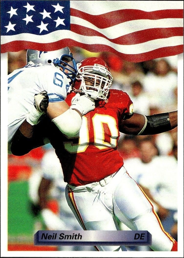 1992 Aw-Sports Team NFL Neil Smith #158 trading card