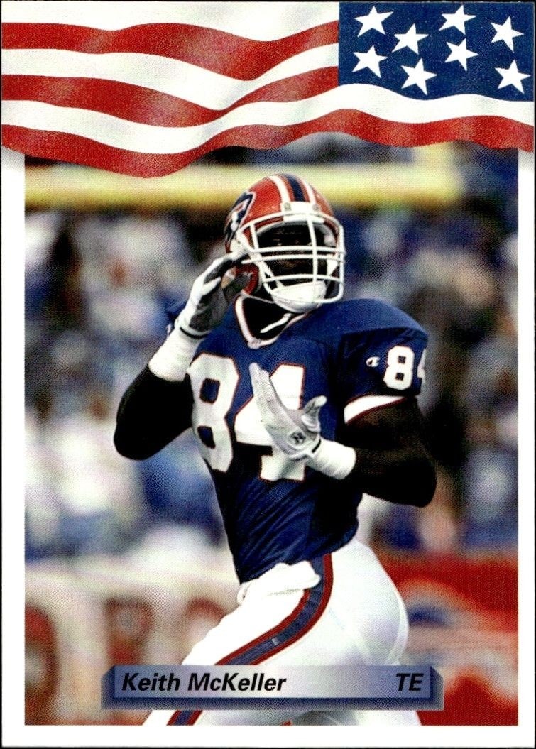 1992 Aw-Sports Team NFL Keith McKeller #251 trading card