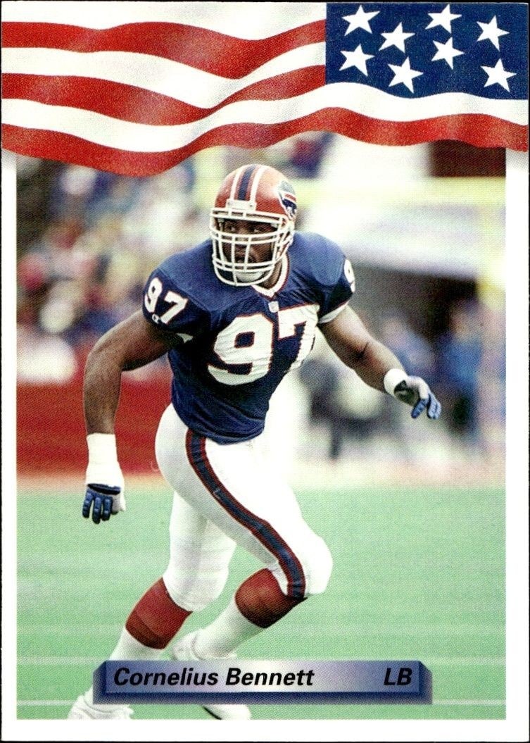 1992 Aw-Sports Team NFL Cornelius Bennett #226 trading card
