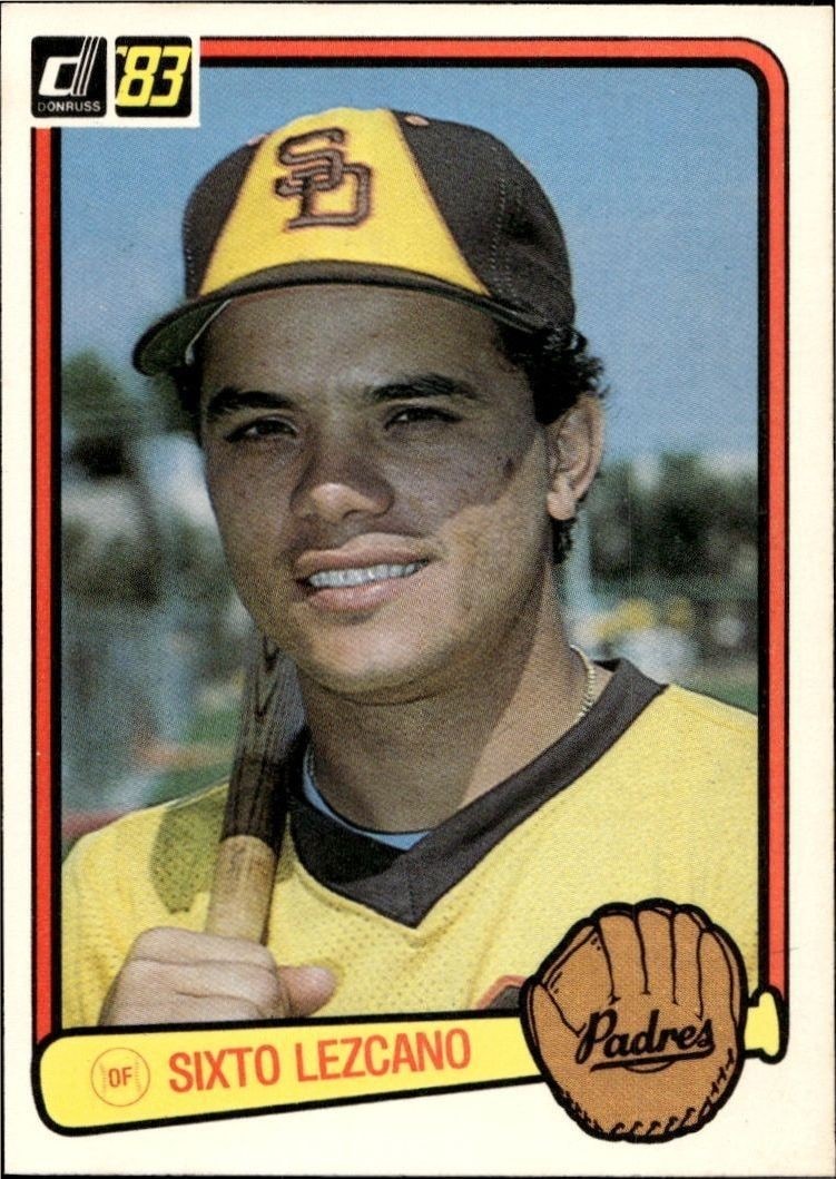 1983 Donruss Sixto Lezcano #499 trading card
